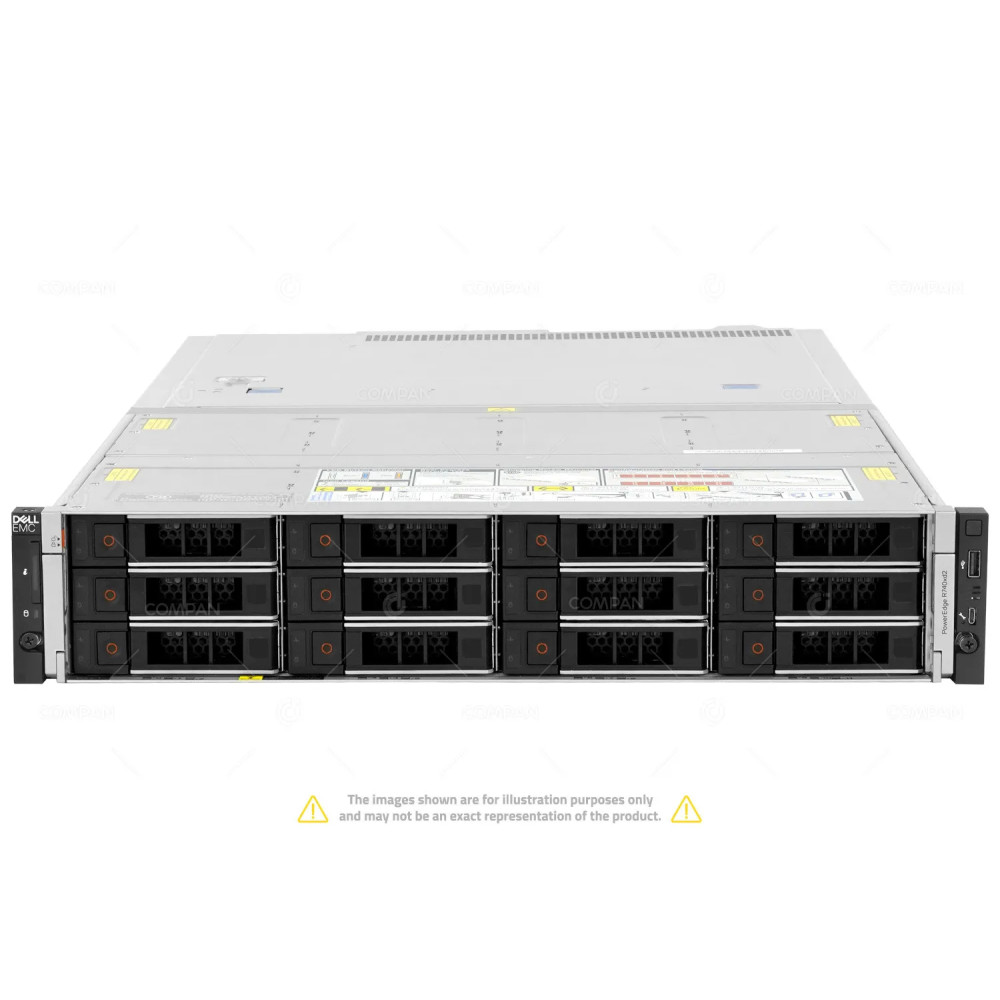 Dell R740XD2 26LFF 2x Xeon SIlver 4215 128GB 24x 2x 960GB SATA SSD